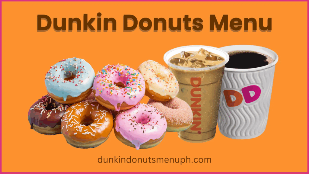 Menu Franchise Dunkin Donut’s