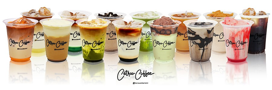 Ragam menu Franchise Cetroo Coffee
