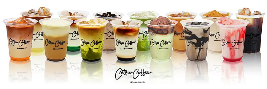Ragam menu Franchise Cetroo Coffee
