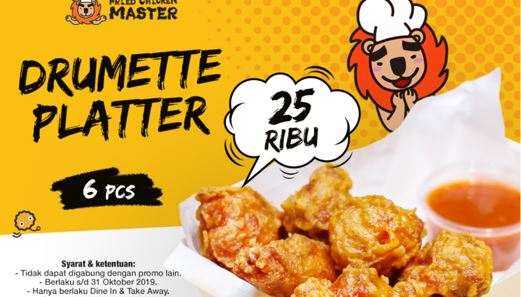 baner_drumette_6pcs Syarat Menjadi Mitra Franchise Fried Chicken Master